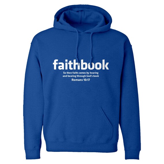 Adult Faithbook Hoodie Sweatshirt With Bible Verse 1522 Etsy