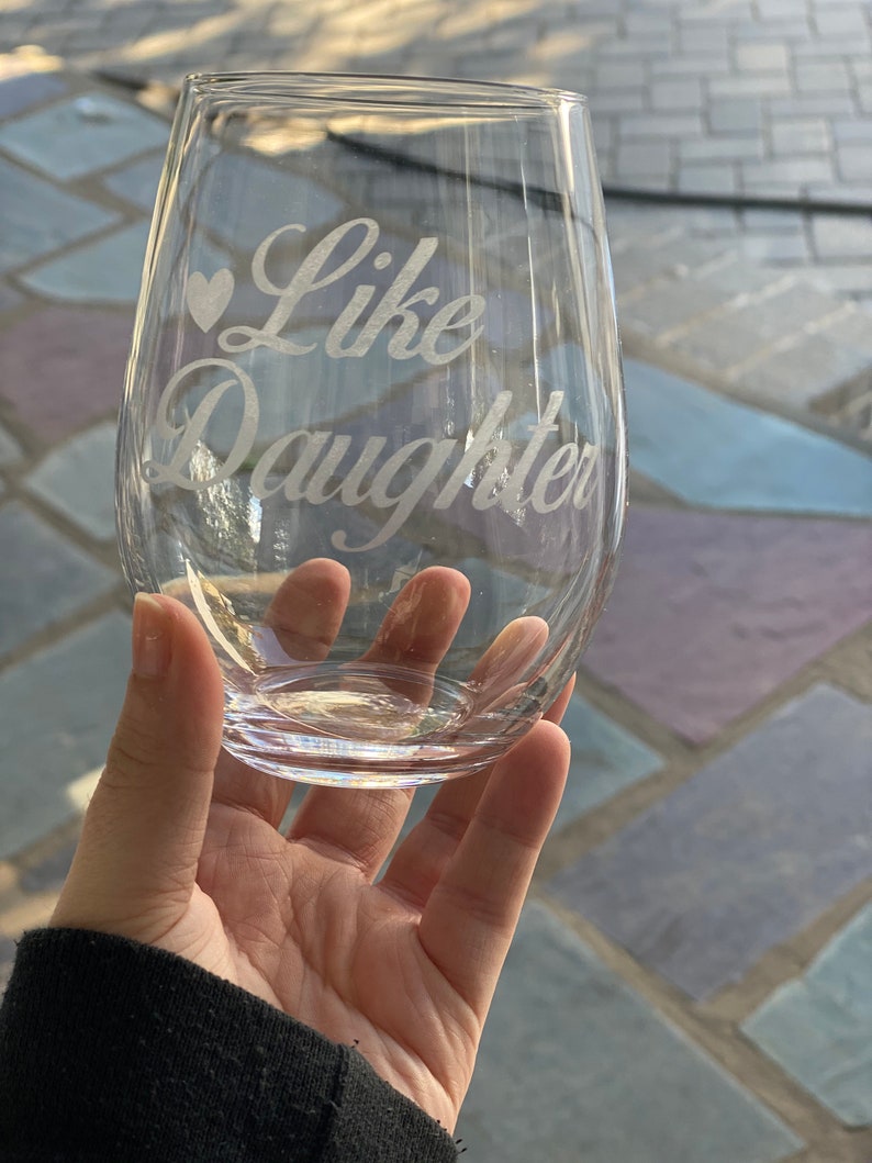 Like Mother Like Daughter Wine Glasses/'