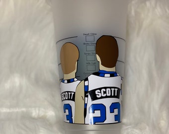 One Tree Hill inspired Starbucks cups | One Tree Hill Inspired gifts | Starbucks cup |  tumbler | Scotts Brothers Inspired Cup