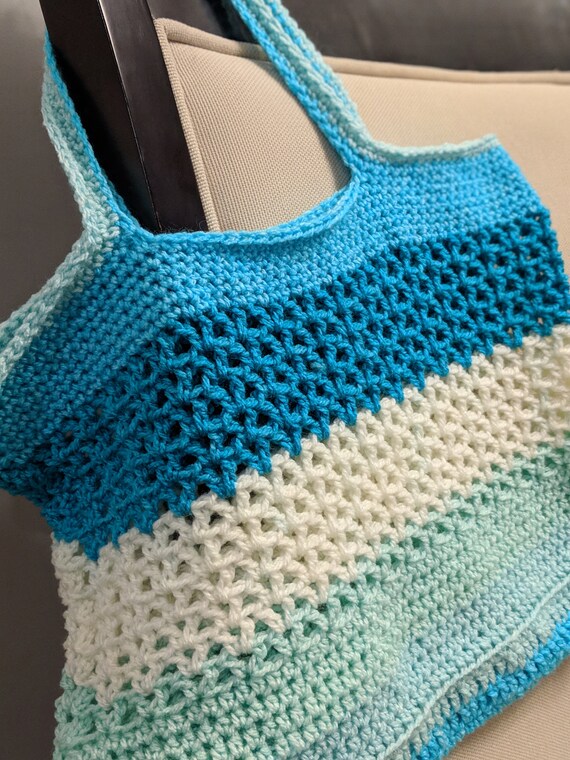 Borsa della spesa riutilizzabile congelata Uncinetto a mano | Etsy Italia