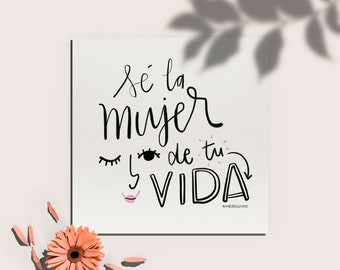 Be Your Own Dream Girl Art Print, Feminist Art, Latina Woman Print, Women Feminist, Girl Art, Powerful Woman, Chicana Art, UNFRAMED