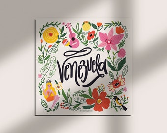 Venezuela Latino Print - Miss Venezuela Print- Caracas Print- Diablos de Yare Print- Maracaibo Print- Caracas Print- Venezuelan- UNFRAMED