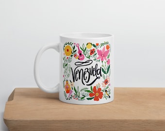 Caneca Venezuelana - Caneca de Café Venezuelana - Presente Venezuela - Taza Venezuela