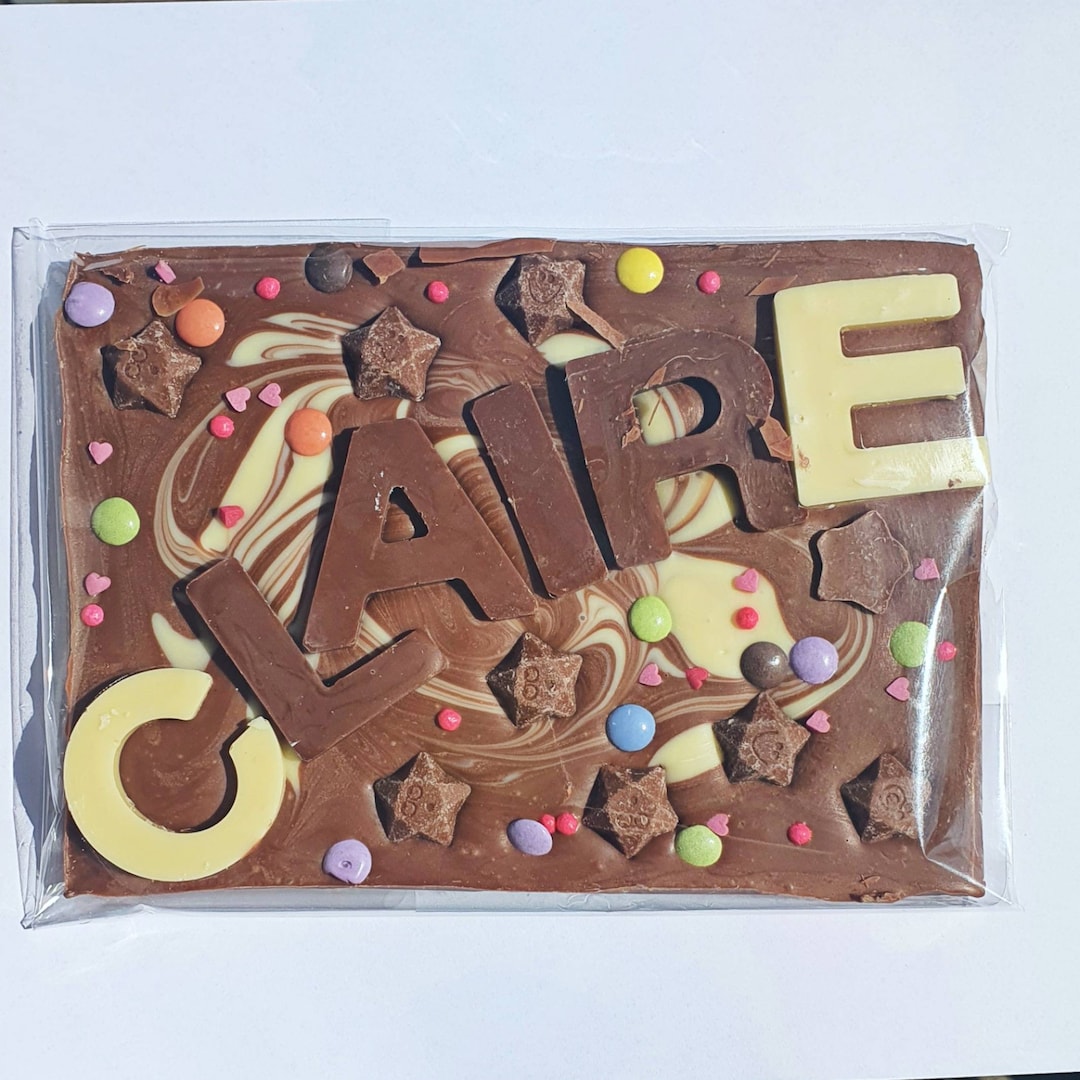 Letras Usando Barras De Chocolate