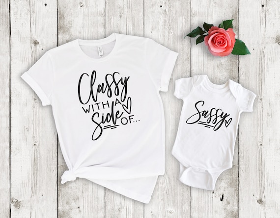 mom daughter matching tops