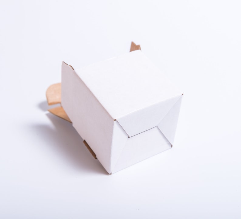 Lot of 40 Pcs 2 X 2 X 2 Inch Mini White Carton Box With Cover, Folded ...