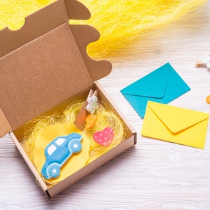 Lot van 15 stuks 6x4 inch Mini Kraft Kartonnen Mailer Box met Cover, Gevouwen Case, Gift Packaging,