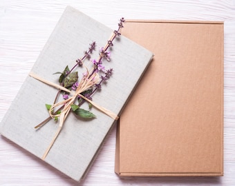 Lot of 8 pcs 10x7 inch Mini Kraft Carton Mailer Box with Cover, Folded Case, Gift Packaging,