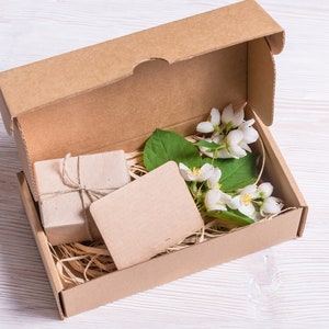 Lot of 10 pcs 7x4 inch Kraft Carton Mailer Box with Cover, Folded Case, Gift Packaging,