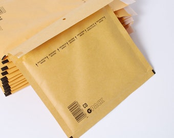 150 pcs Kraft Bubble Mailers Padded Envelopes, 7.8" x 6.8" for CD/DVD