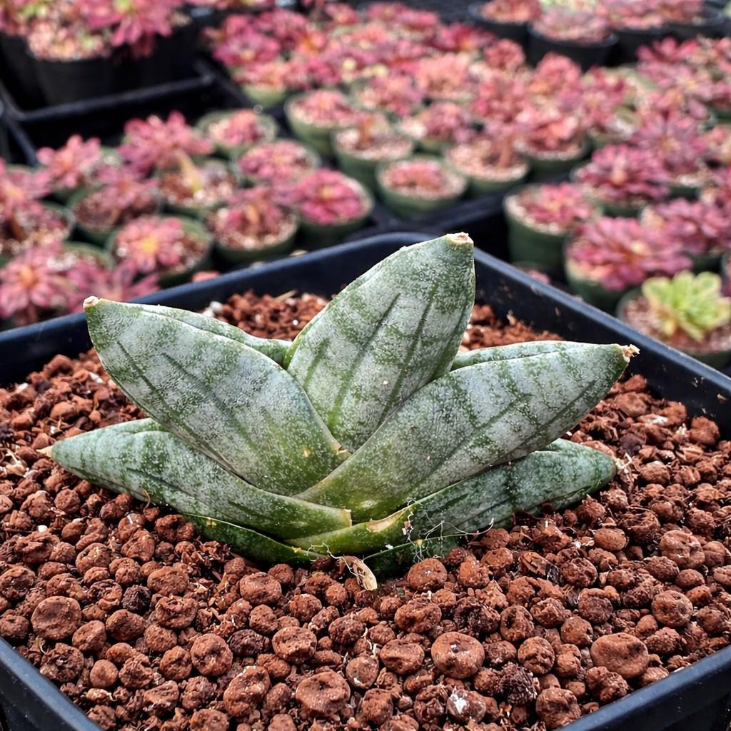 Rare Sansevieria Mini Boncel Succulent: Compact Easy-care Indoor