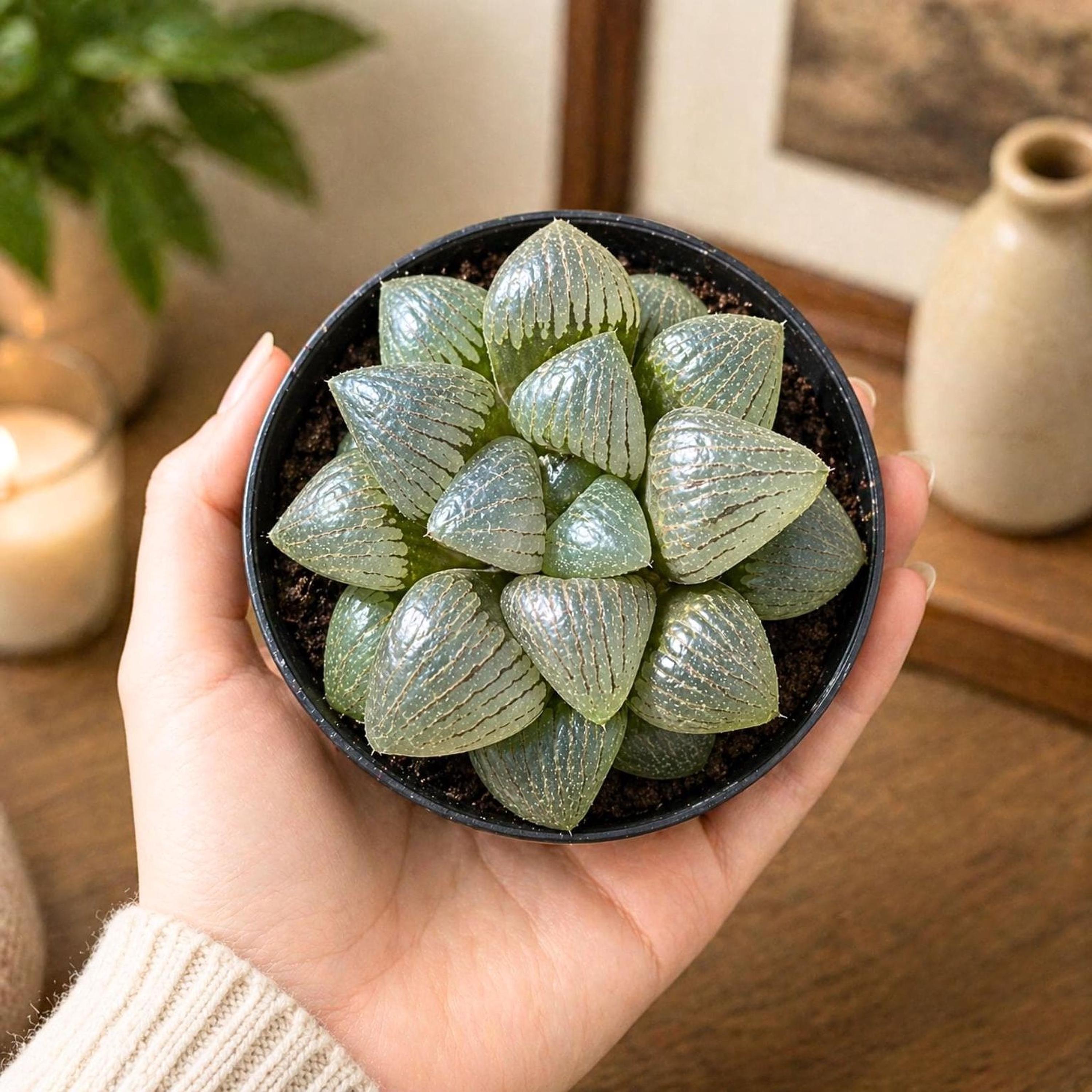 Rare Succulents, Haworthia Emelyae Var. Comptoniana Oyayubihime (3