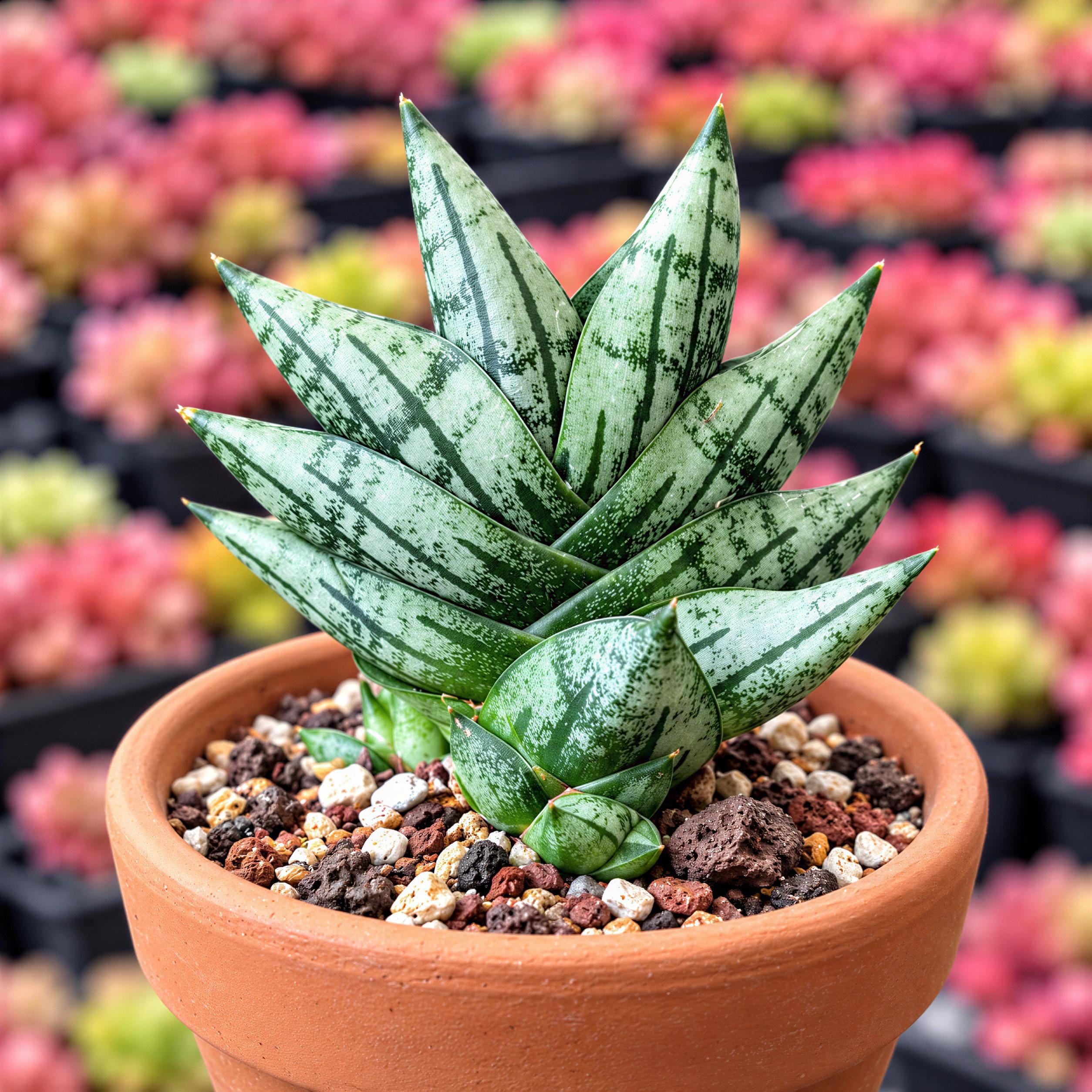 Rare Succulents, Sansevieria Mini Boncel, Christmas Tree, Live