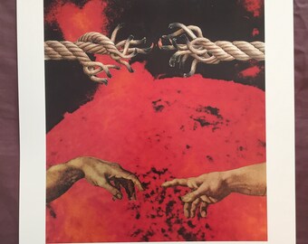 Snapped Collage Art Print