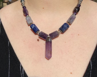 Third Eye Beaded Crystal Necklace