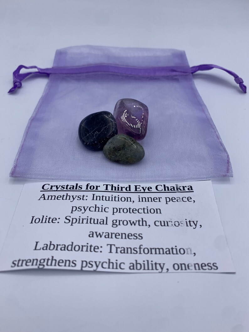 Third Eye Chakra Crystal Kit image 1