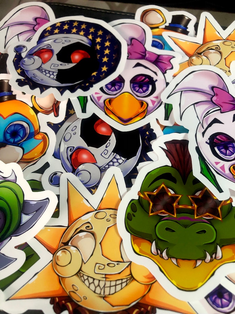 FNAF SB Sticker Set - Etsy