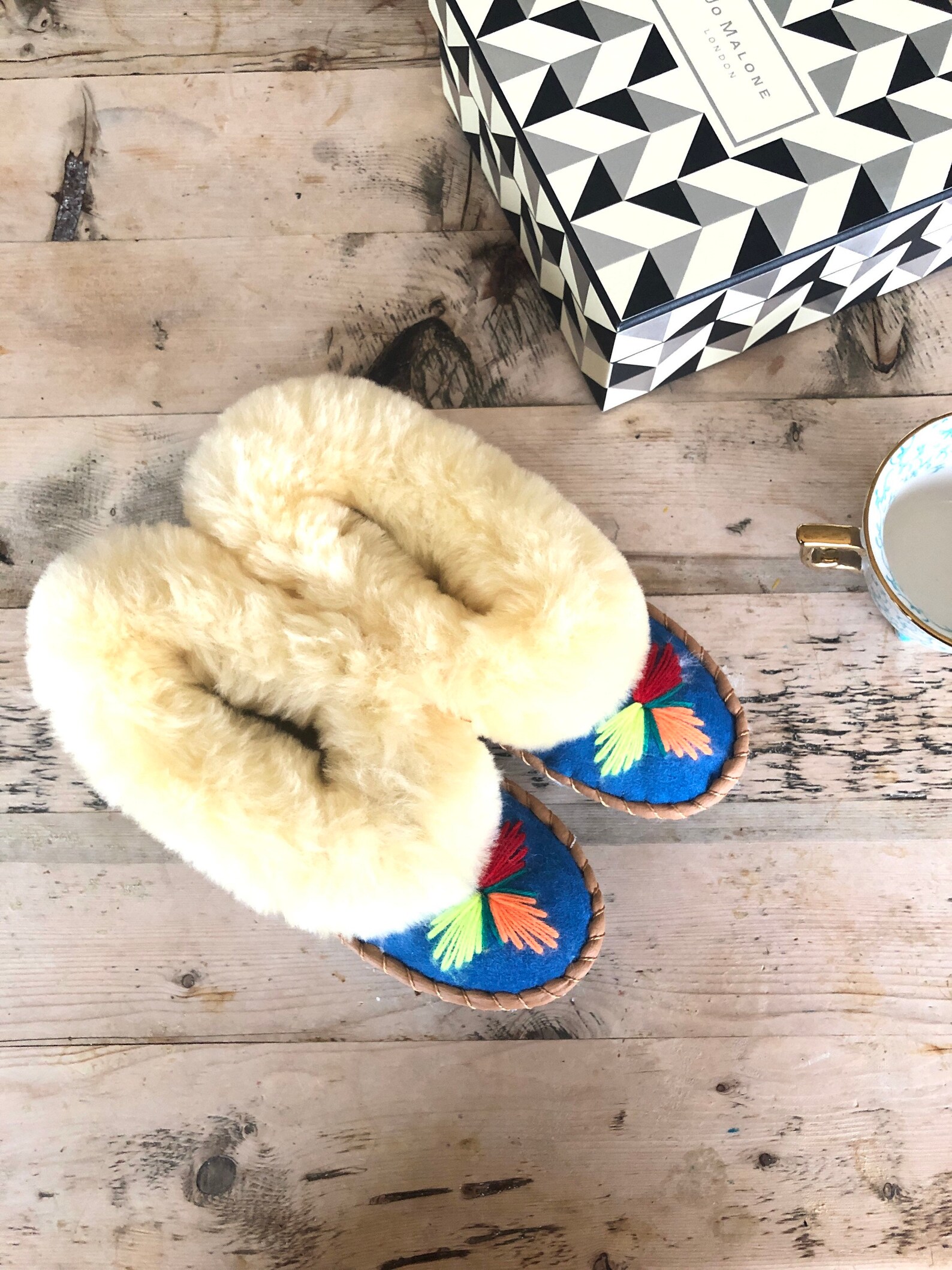 sheepskin moccasins
