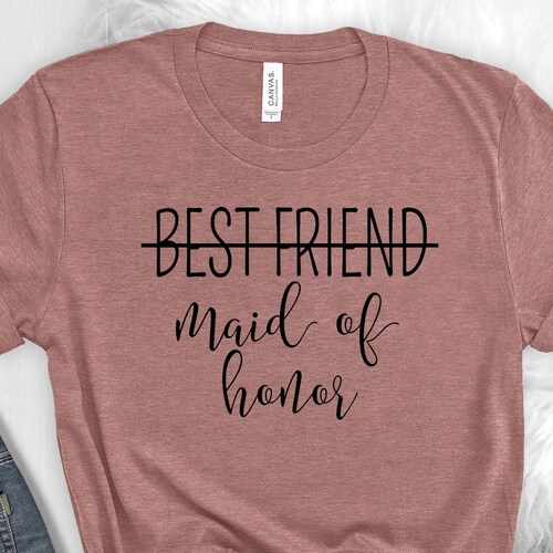 Maid of Honor Shirt Maid of Honor Gift Bridesmaid Shirt | Etsy