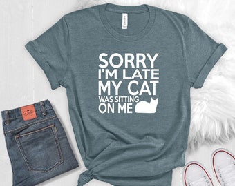 Funny Cat Tshirt I'm A Cat Mom T-Shirt Vintage Gift For Men Women Funny Tee