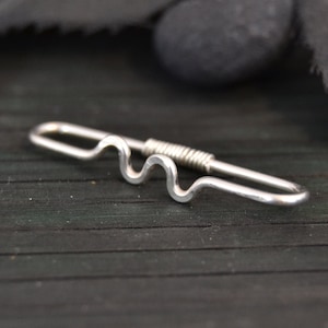 Vine Seamless Industrial Bar - Gold Silver Titanium Niobium 316L Industrial Piercing - 20g 18g 16g Ear Bar - 26/28/30/32/34/36/38/40/42mm