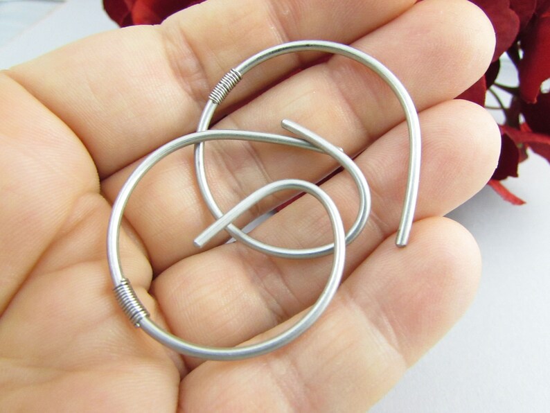 Stainless Steel Gauged Threader Earrings 14g 16g 18g 20g Etsy