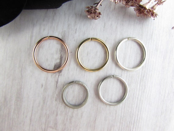 14g Seamless Ring 12mm 13mm 14mm 15mm 16mm Nose Ring Endless