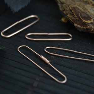 Rose Gold Industrial Piercing, 14k Rose Fill Seamless Industrial Jewelry, Simple Industrial Barbell, Pierced Ear Bar, Cartilage Earring
