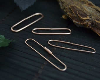 Rose Gold Industrial Piercing, 14k Rose Fill Seamless Industrial Jewelry, Simple Industrial Barbell, Pierced Ear Bar, Cartilage Earring