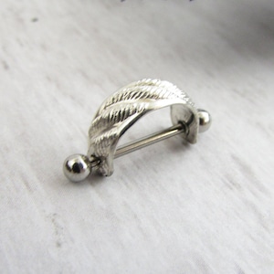 Silber Knorpel Armreif - Knorpel Schmuck - Edelstahl 316L - Helix Ohrring - Tragus Piercing - Conch Ohrring - Armreif - 16g Bar
