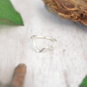 Silver Mountain Cartilage Piercing, 14g 16g 18g 20g 22g 24g Seamless Ring, Belly Tragus Helix Rook Conch Earring Lip, Nature Earring