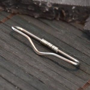 Smooth V Surgical Steel Seamless Industrial Bar - 316L Stainless Steel Industrial Barbell - 20g 18g 16g Industrial Piercing - Double Ear Bar