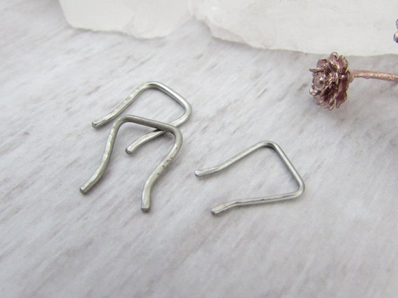 Stainless Steel Mini Staple Septum Retainer