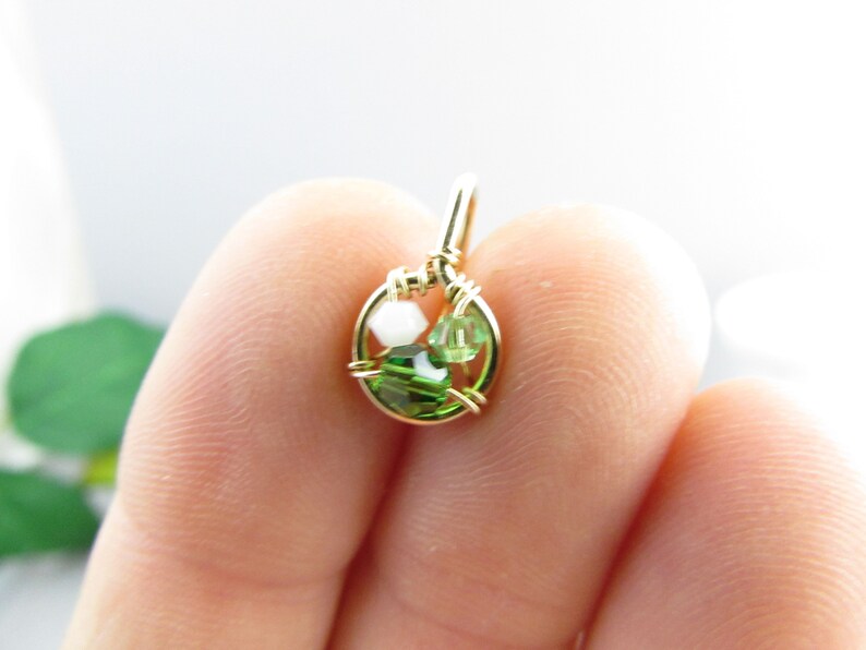 Body Jewelry Rose Petite Belly Piercing Green Gold Small Non Dangle Crystal Belly Ring 12k Gold Fill Silver Dainty Belly Button Ring