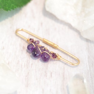 Healing Crystal Yellow Gold Fill Seamless Industrial Bar - Industrial Barbell - 20g 18g 16g 14g 12g Industrial Piercing -Double Ear Piercing