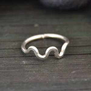 Sterling Silver Vine Cartilage Earring, Seamless Ring, 14g 16g 18g 20g 22g Endless Hoop, Minimalist Earring Hoop, Tiny Cartilage Earring