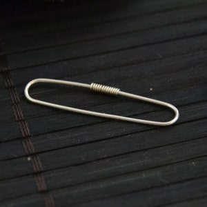 Silver Seamless Industrial Bar - Industrial Piercing - 20g 18g 16g 14g 12g Industrial Barbell - 26/28/30/32/34/36/38/40/42 Ear Bar