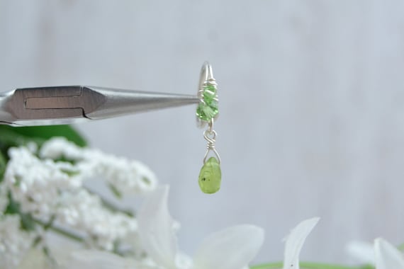 Healing crystal 2024 belly ring