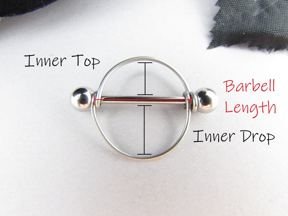 316L Stainless Steel Multi-CZ Nipple Shield
