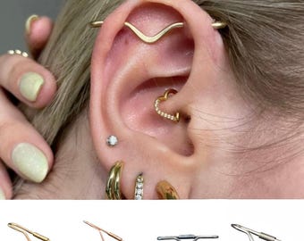 Smooth V Seamless Industrial Bar - 20ga to 14ga - 25mm to 42mm