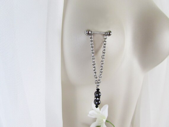 1 PC SKULL HAND NIPPLE SHIELD RING BAR COVER BODY PIERCING JEWELRY 14G 3//4/"