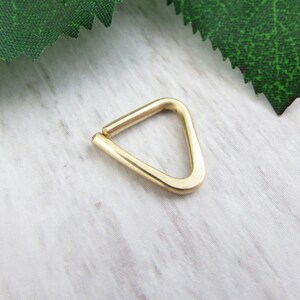 14k Gold Fill Polished V Septum Ring - Yellow Gold Fill, Rose Gold Fill Seamless Nose Ring - 14g 16g 18g 20g - Helix Tragus Daith Earring