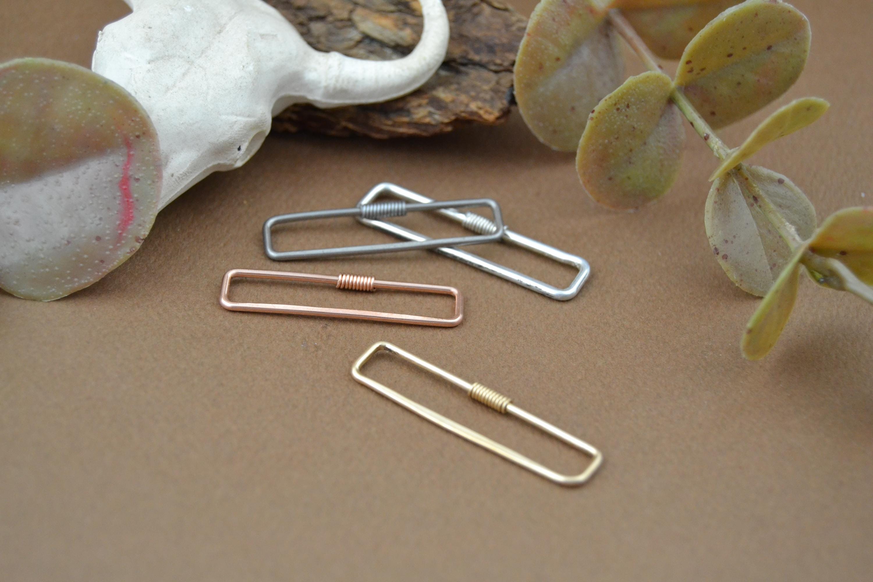 Piercing Industriale Quadrato 14ga, Barra Auricolare Industriale Senza Cuciture, Bilanciere Industriale, Doppio Piercing All'orecchio, Barra Auricolare Forata, Orecchino Per Cartilagine - Italia - Foto 9