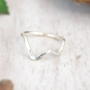 Sterling Silver Mountain Cartilage Earring, 14g 16g 18g 20g 22g 24g Seamless Ring, Belly Tragus Helix Rook Conch Earring Lip, Nature Earring