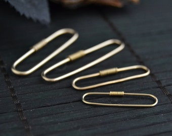 Yellow Gold Seamless Industrial Bar - 14k Gold Fill Industrial Piercing - 20g 18g 16g 14g 12g Industrial Barbell -26/28/30/32/34/36/38/40/42