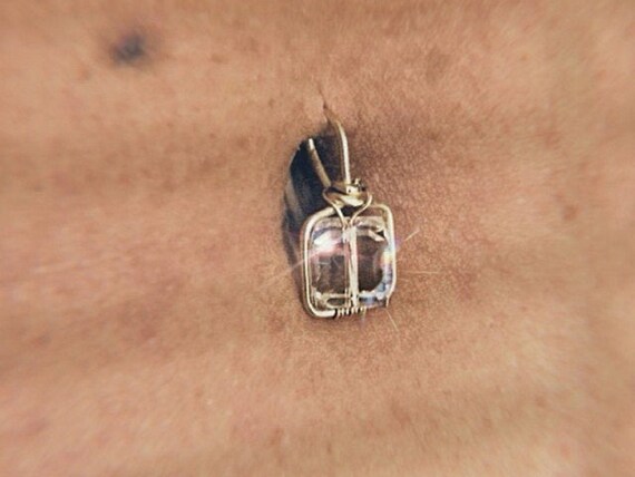 14G - 3//8 Bar Length Black Anodized Heart with Princess Crown Belly Ring with Crystals Sold Individually 1.6mm 10mm