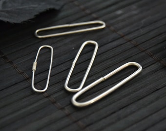 Argentium Silver Seamless Industrial Bar - Industrial Piercing - 20g 18g 16g 14g 12g Industrial Barbell -26/28/30/32/34/36/38/40/42 -Ear Bar