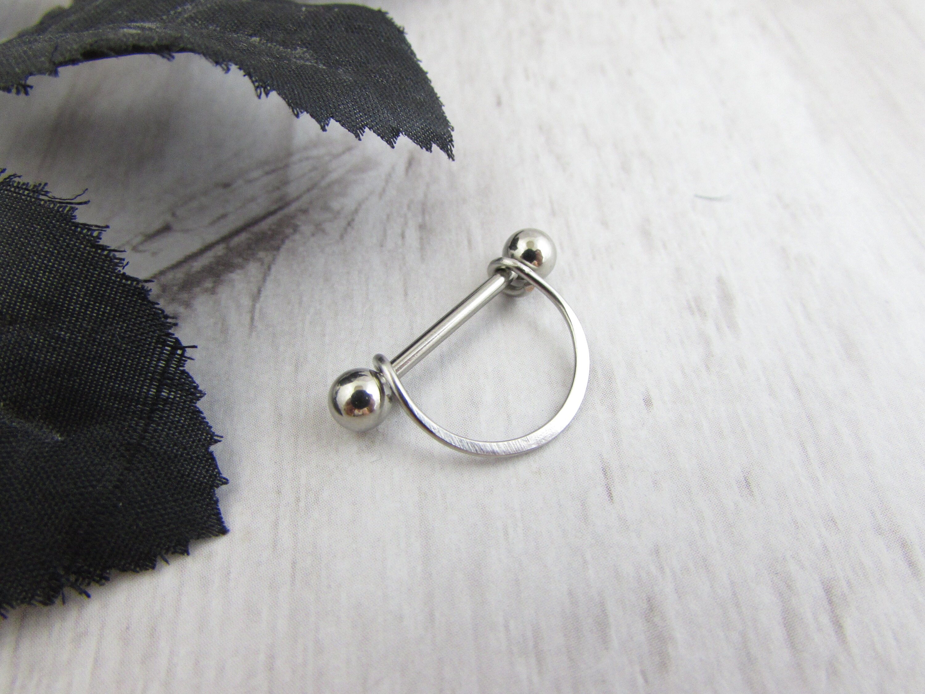 Chic Crescent Nipple Ring 316L Stainless Steel Nipple Shield Etsy