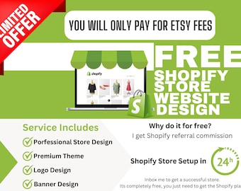 Free Shopify Store Setup within 24-48 hours/ I help E-comm Businesses Boost their Revenue by Building a Shopify Store that Converts!
