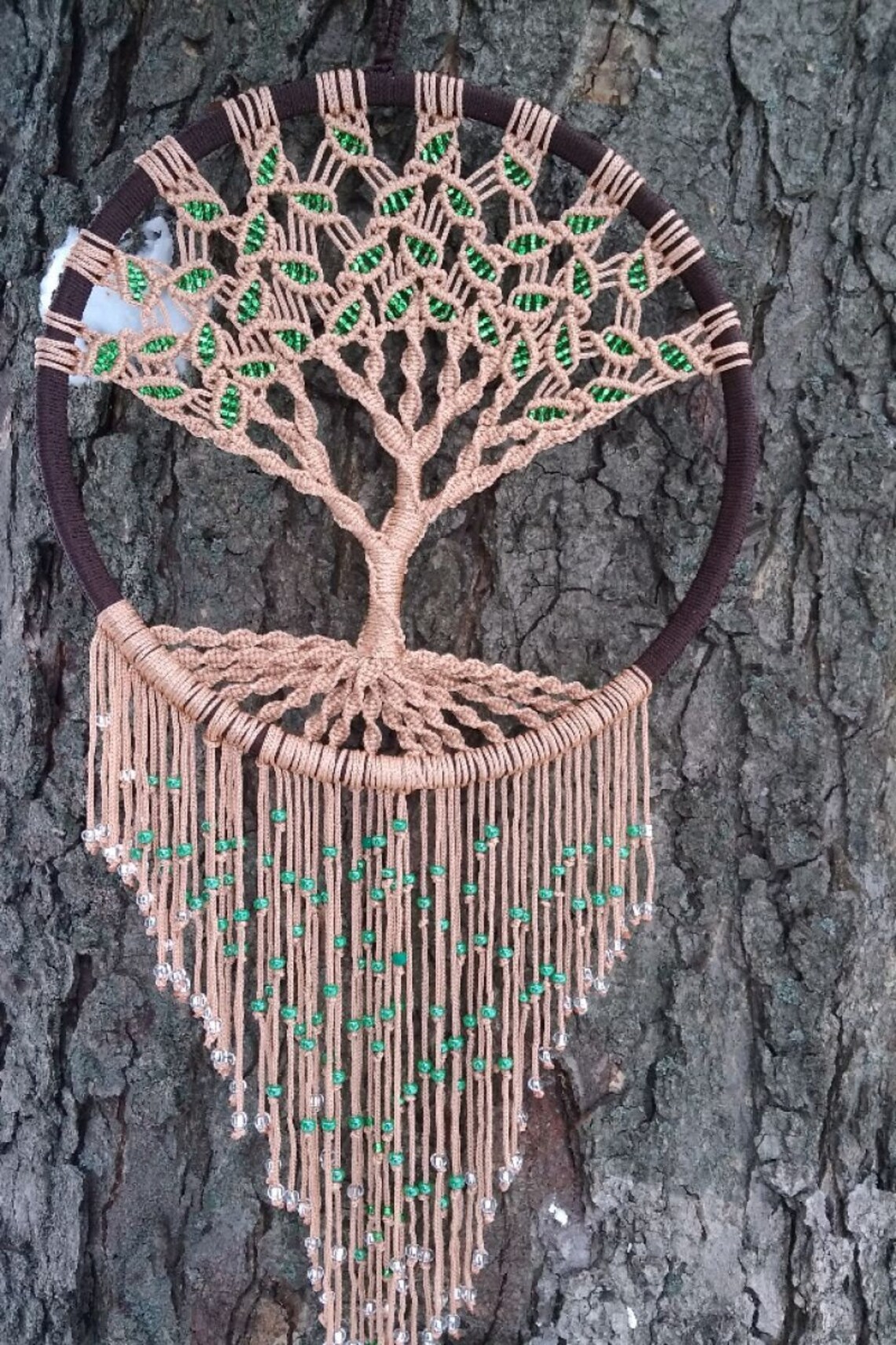 Macrame Dream Catcher Tree of Life - Etsy